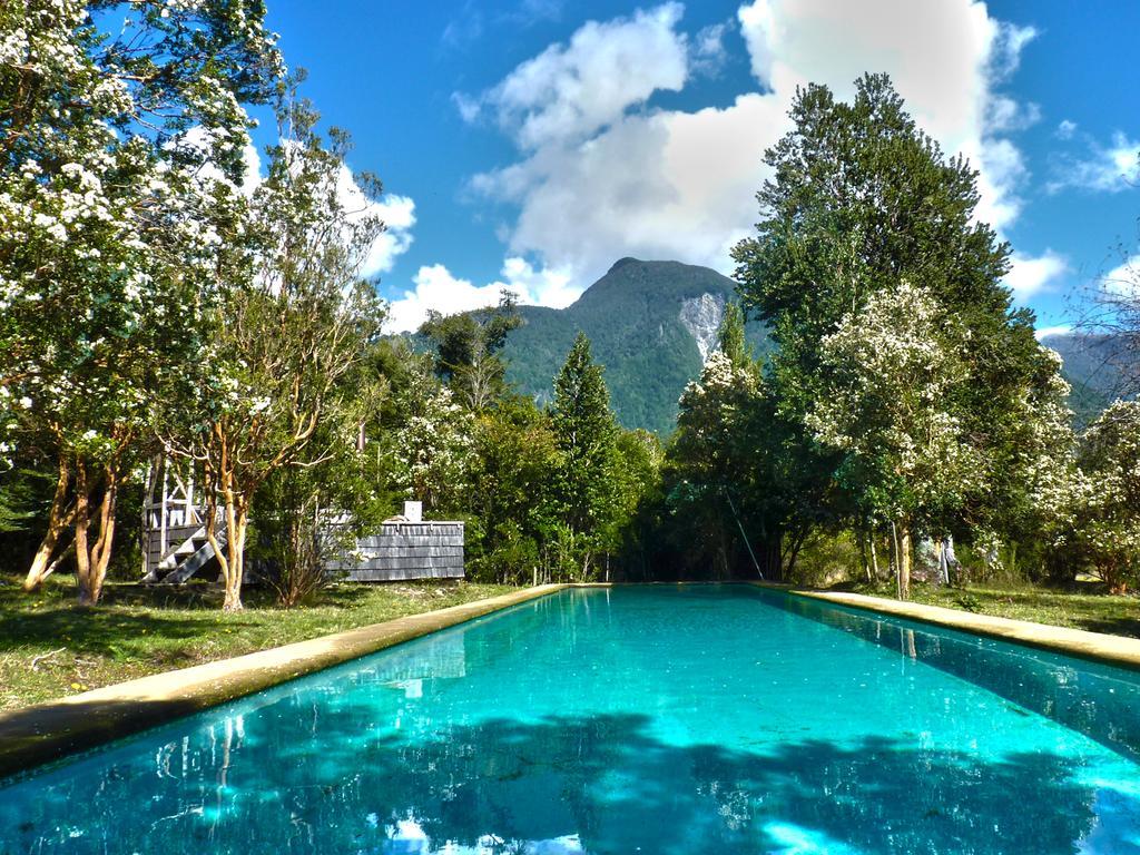 Mitico Puelo Lodge Las Gualas Eksteriør billede